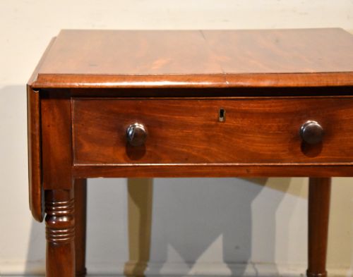WILLIAM IV MAHOGANY PEMBROKE SUPPER TABLE - ADDITIONAL PHOTO 8