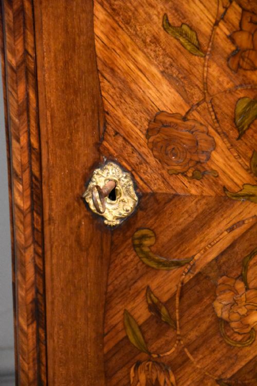 SMALL FRENCH CABINET IN ROSEWOOD AND KINGSWOOD - ADDITIONAL PHOTO 5