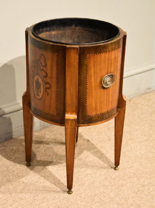 DUTCH SATINWOOD AND MARQUETRY PLANTER - ADDITIONAL PHOTO 2