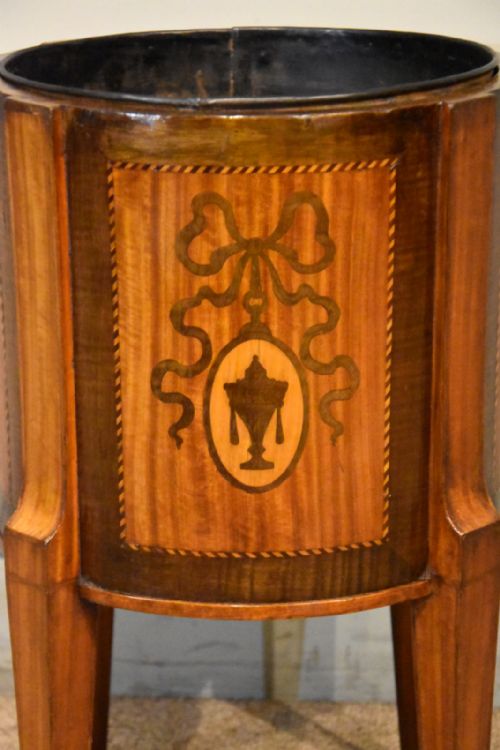 DUTCH SATINWOOD AND MARQUETRY PLANTER - ADDITIONAL PHOTO 4