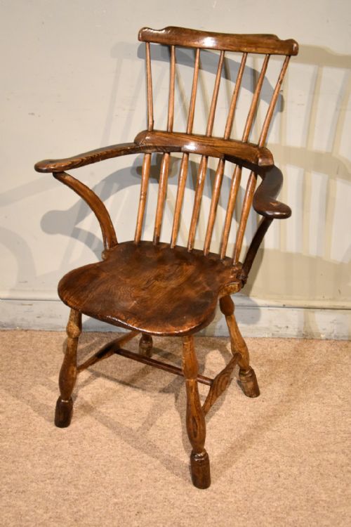 late 18th century bar back armchair - CATEGORY: ANTIQUE CHAIRS - DATED 19TH CENTURY