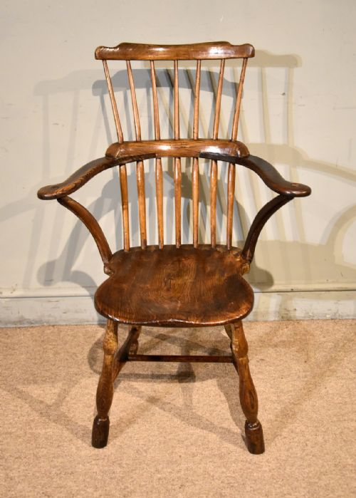 LATE 18TH CENTURY BAR BACK ARMCHAIR - ADDITIONAL PHOTO 1