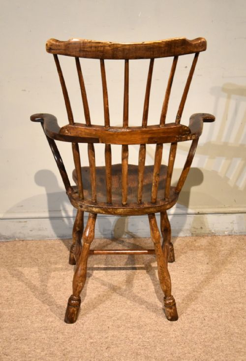 LATE 18TH CENTURY BAR BACK ARMCHAIR - ADDITIONAL PHOTO 3
