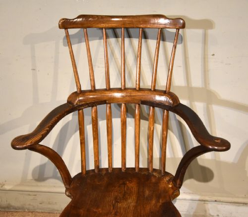 LATE 18TH CENTURY BAR BACK ARMCHAIR - ADDITIONAL PHOTO 4