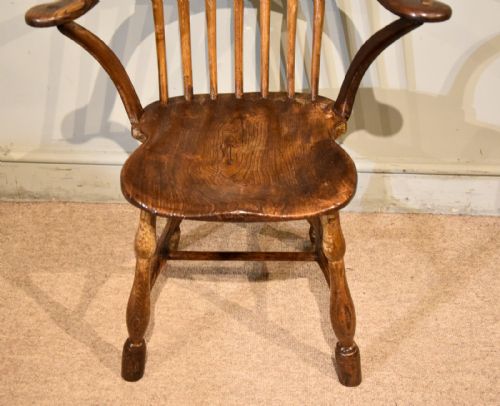 LATE 18TH CENTURY BAR BACK ARMCHAIR - ADDITIONAL PHOTO 5