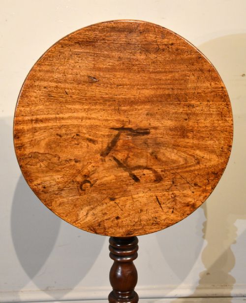 REGENCY MAHOGANY TRIPOD TABLE - ADDITIONAL PHOTO 1