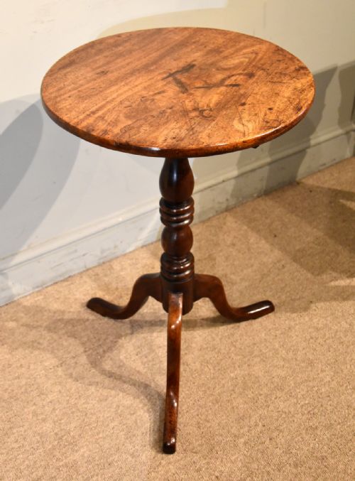REGENCY MAHOGANY TRIPOD TABLE - ADDITIONAL PHOTO 3