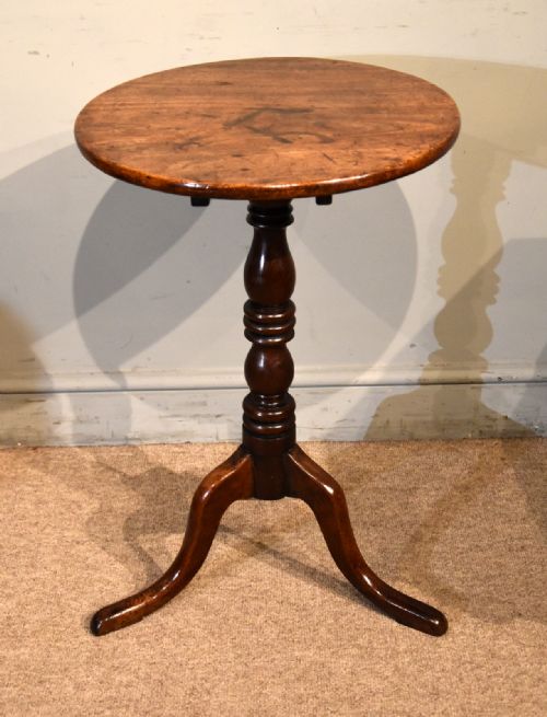 REGENCY MAHOGANY TRIPOD TABLE - ADDITIONAL PHOTO 4