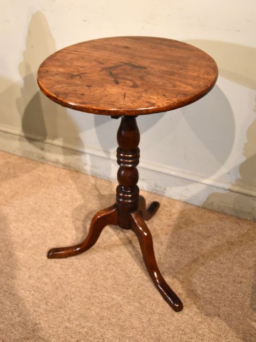 REGENCY MAHOGANY TRIPOD TABLE - ADDITIONAL PHOTO 5