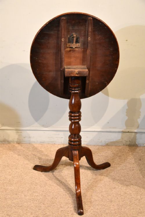 REGENCY MAHOGANY TRIPOD TABLE - ADDITIONAL PHOTO 7