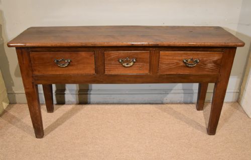 19th century french chestnut server - CATEGORY: ANTIQUE SIDEBOARDS - DATED 19TH CENTURY