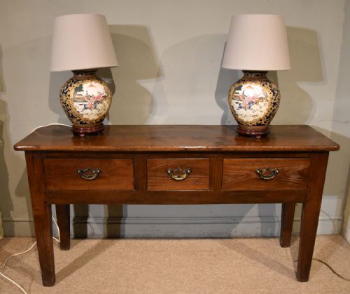 19TH CENTURY FRENCH CHESTNUT SERVER - ADDITIONAL PHOTO 1