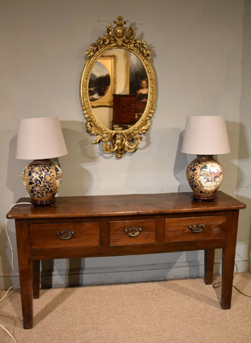 19TH CENTURY FRENCH CHESTNUT SERVER - ADDITIONAL PHOTO 3