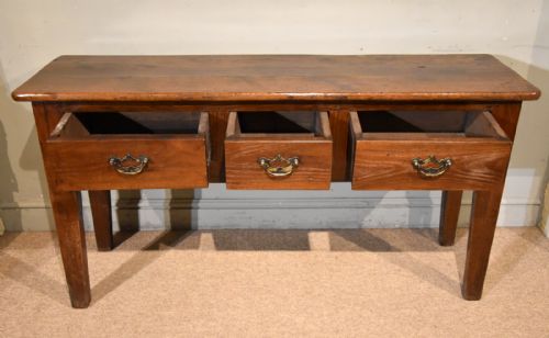 19TH CENTURY FRENCH CHESTNUT SERVER - ADDITIONAL PHOTO 4