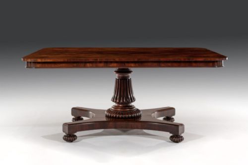 EARLY 19TH CENTURY REGENCY PERIOD MAHOGANY DINING TABLE - ADDITIONAL PHOTO 1