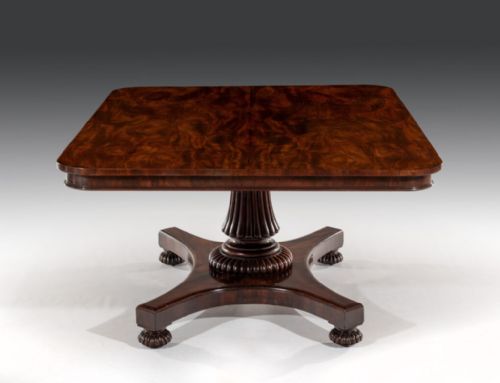 EARLY 19TH CENTURY REGENCY PERIOD MAHOGANY DINING TABLE - ADDITIONAL PHOTO 2