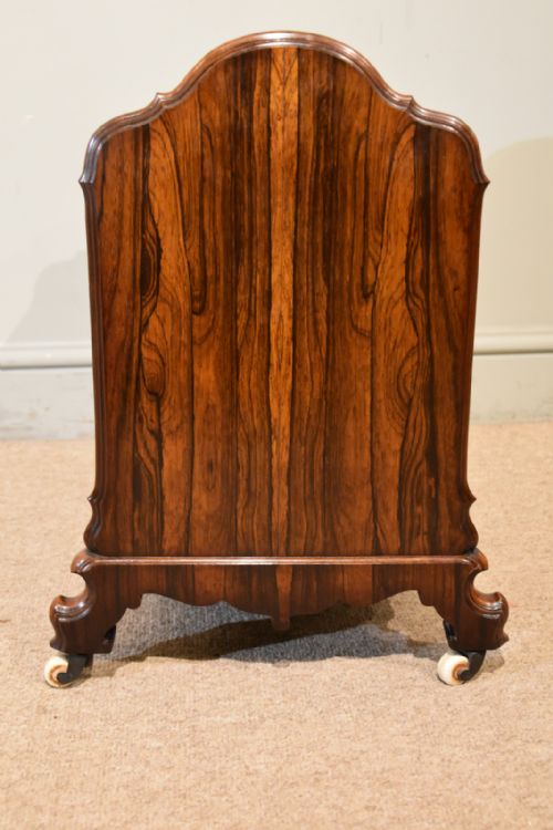 19TH CENTURY AMERICAN ROSEWOOD GOTHIC REVIVAL CANTERBURY - ADDITIONAL PHOTO 4