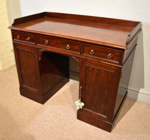 REGENCY MAHOGANY DESK STAMPED JOHN GREGORY LONDON - ADDITIONAL PHOTO 3