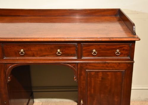 REGENCY MAHOGANY DESK STAMPED JOHN GREGORY LONDON - ADDITIONAL PHOTO 4