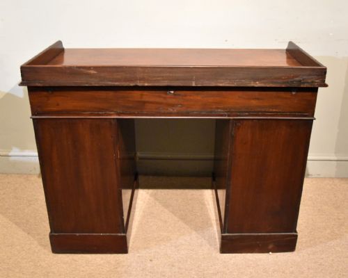 REGENCY MAHOGANY DESK STAMPED JOHN GREGORY LONDON - ADDITIONAL PHOTO 6