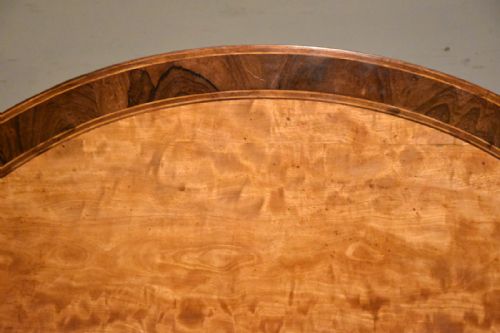 19TH CENTURY SATINWOOD CENTRE TABLE BY WRIGHT AND MANSFIELD - ADDITIONAL PHOTO 5
