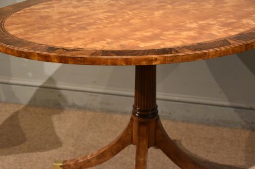19TH CENTURY SATINWOOD CENTRE TABLE BY WRIGHT AND MANSFIELD - ADDITIONAL PHOTO 7