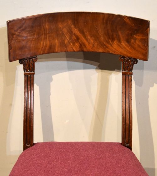 SET OF SIX REGENCY PERIOD MAHOGANY DINING CHAIRS - ADDITIONAL PHOTO 2