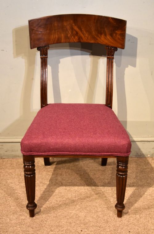 SET OF SIX REGENCY PERIOD MAHOGANY DINING CHAIRS - ADDITIONAL PHOTO 3