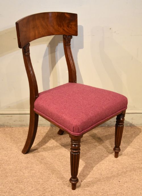 SET OF SIX REGENCY PERIOD MAHOGANY DINING CHAIRS - ADDITIONAL PHOTO 4