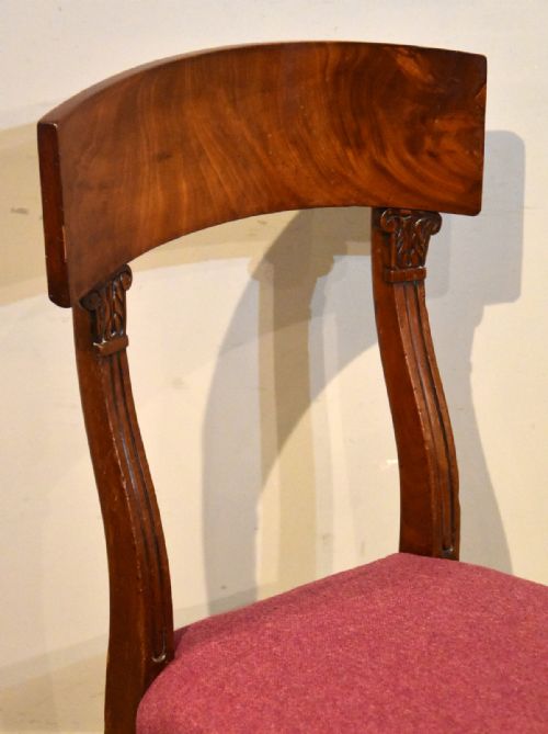SET OF SIX REGENCY PERIOD MAHOGANY DINING CHAIRS - ADDITIONAL PHOTO 5