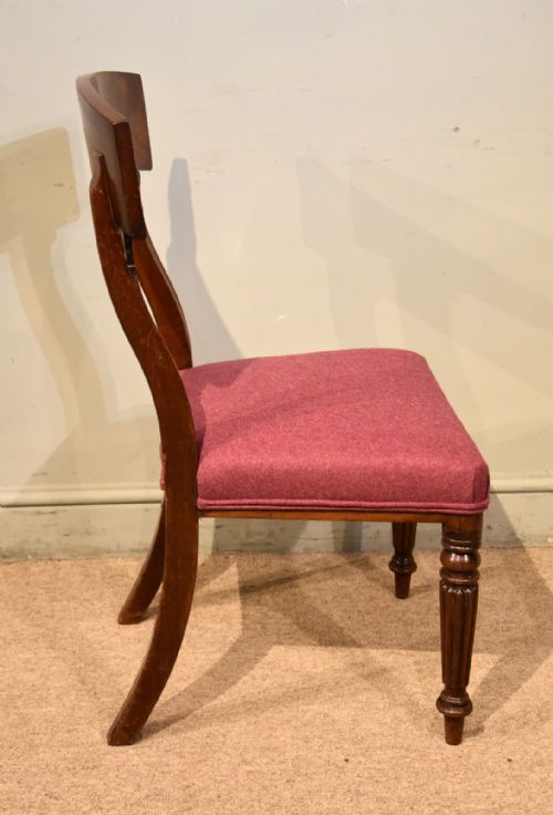 SET OF SIX REGENCY PERIOD MAHOGANY DINING CHAIRS - ADDITIONAL PHOTO 6