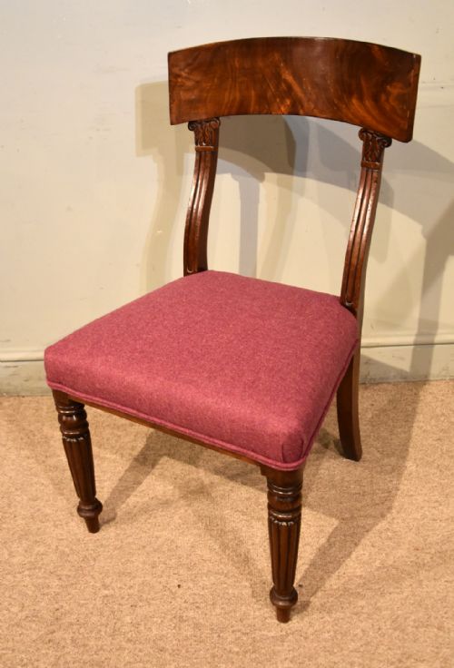 SET OF SIX REGENCY PERIOD MAHOGANY DINING CHAIRS - ADDITIONAL PHOTO 7