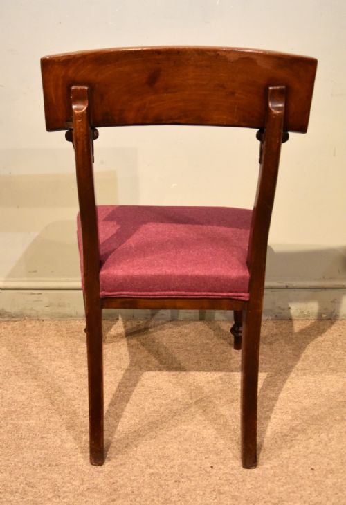 SET OF SIX REGENCY PERIOD MAHOGANY DINING CHAIRS - ADDITIONAL PHOTO 8