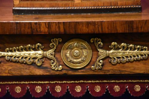 REGENCY PERIOD ROSEWOOD OPEN BOOKCASE - ADDITIONAL PHOTO 8