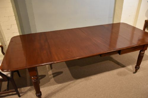 REGENCY PERIOD MAHOGANY ROPE TWIST DINING TABLE - ADDITIONAL PHOTO 3