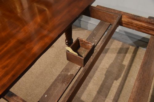 REGENCY PERIOD MAHOGANY ROPE TWIST DINING TABLE - ADDITIONAL PHOTO 9