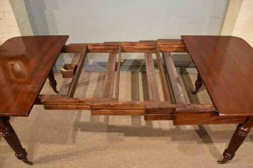 REGENCY PERIOD MAHOGANY ROPE TWIST DINING TABLE - ADDITIONAL PHOTO 11