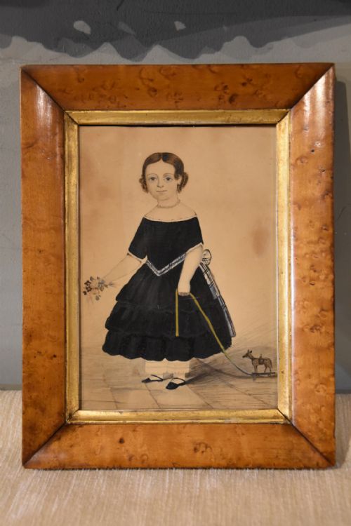 19TH CENTURY NAIVE MINIATURE PAINTING - ADDITIONAL PHOTO 1