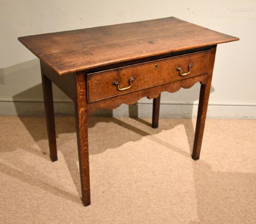 MID 18TH CENTURY OAK SIDE TABLE - ADDITIONAL PHOTO 2