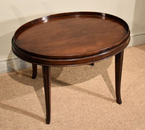 AN ELEGANT GEORGIAN TRAY ON STAND - ADDITIONAL PHOTO 5