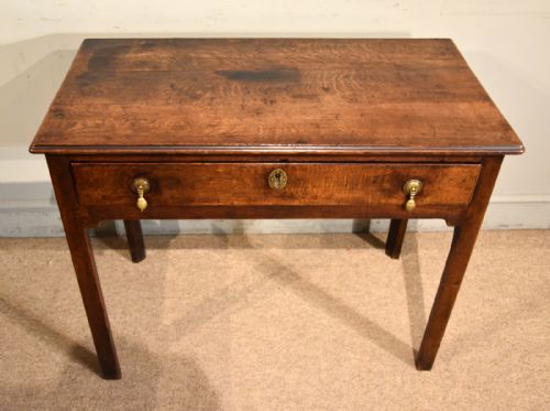 18TH CENTURY OAK SIDE TABLE - ADDITIONAL PHOTO 3