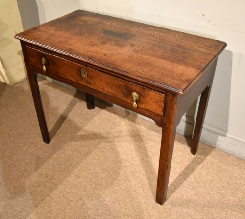 18TH CENTURY OAK SIDE TABLE - ADDITIONAL PHOTO 4