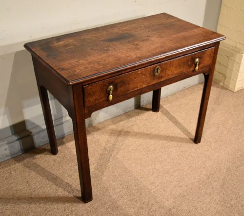 18TH CENTURY OAK SIDE TABLE - ADDITIONAL PHOTO 5