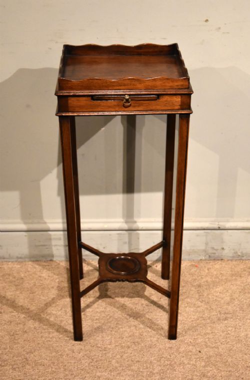 LATE 19TH CENTURY MAHOGANY URN STAND - ADDITIONAL PHOTO 1