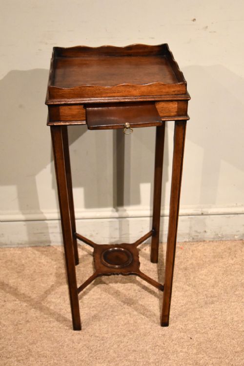 LATE 19TH CENTURY MAHOGANY URN STAND - ADDITIONAL PHOTO 2