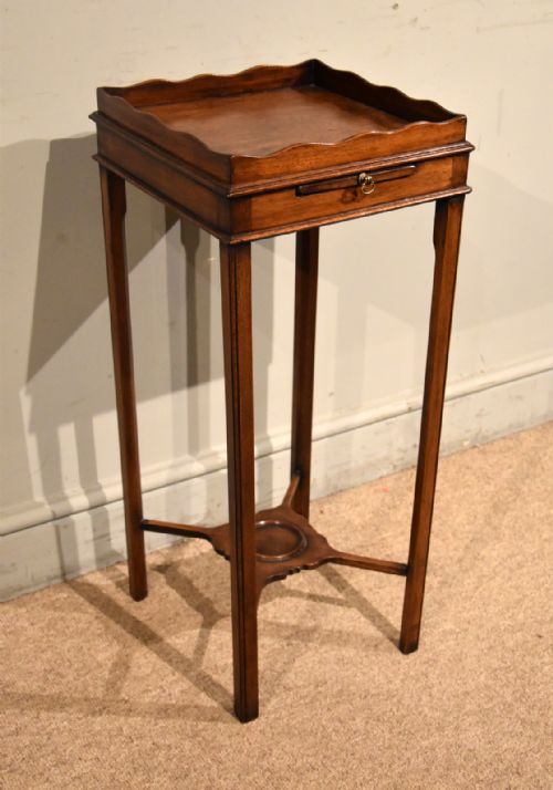 LATE 19TH CENTURY MAHOGANY URN STAND - ADDITIONAL PHOTO 6