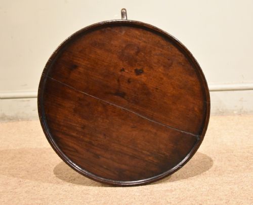 GEORGE III OAK LAMP TRIPOD TABLE - ADDITIONAL PHOTO 4