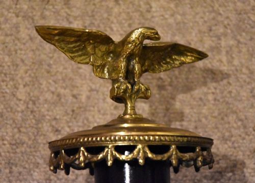 19TH CENTURY BRASS CONVERTED CARRIAGE LAMPS - ADDITIONAL PHOTO 3