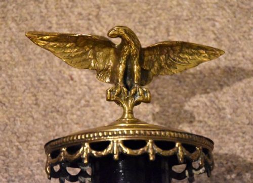 19TH CENTURY BRASS CONVERTED CARRIAGE LAMPS - ADDITIONAL PHOTO 4