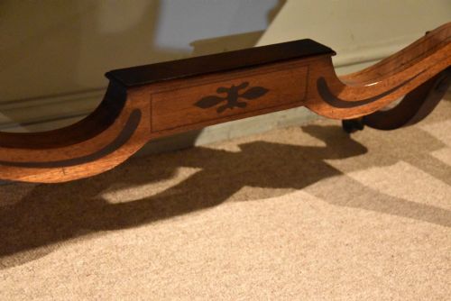 REGENCY PERIOD MAHOGANY EBONY SOFA TABLE - ADDITIONAL PHOTO 5